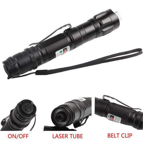 Cap Charger Laser-Pen Battery Sight Powerful Green-Dot 18650