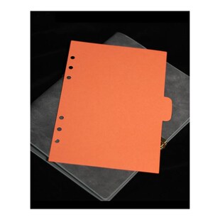 5pcs/set binder dividers a6 subject index divider for notebo