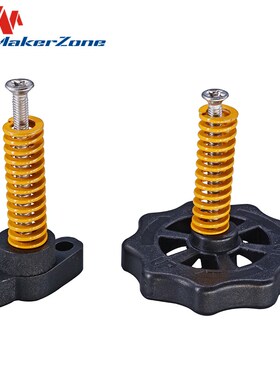 4PCS M3/M4 Screws Nuts Heat Bed Leveling Spring Knob Parts 3