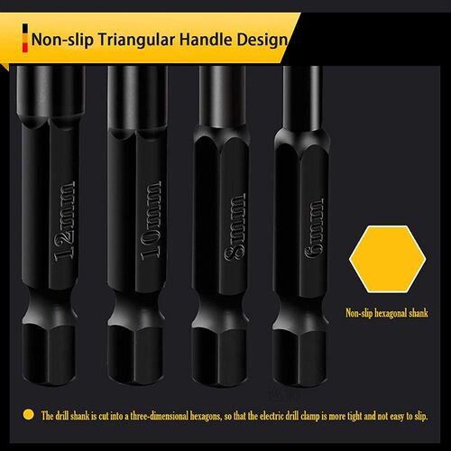 3/4/5/6/8mm Drill Bits Cross Hex Tile Bits Glass Ceramic Con