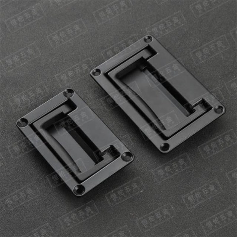PL002 方形拉手 工具箱柜门暗拉手 内嵌式折叠把手工业设备箱提手