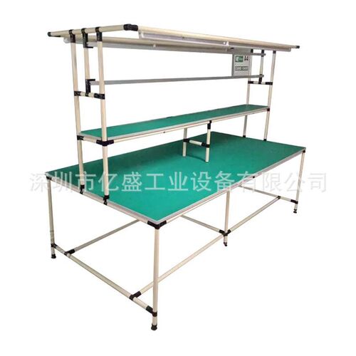 深圳防静电手环3层周转车LED美容器包装台按摩仪检测桌免费设计