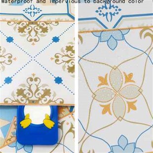 新款厨房地板贴自粘卫生间厕所防水防滑地贴阳台浴室瓷砖地砖贴纸