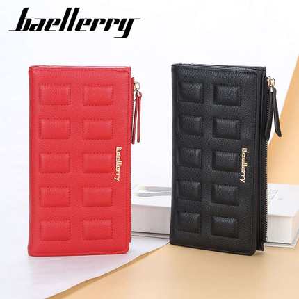 速发baellerry women's medium and long wallet multifunctional