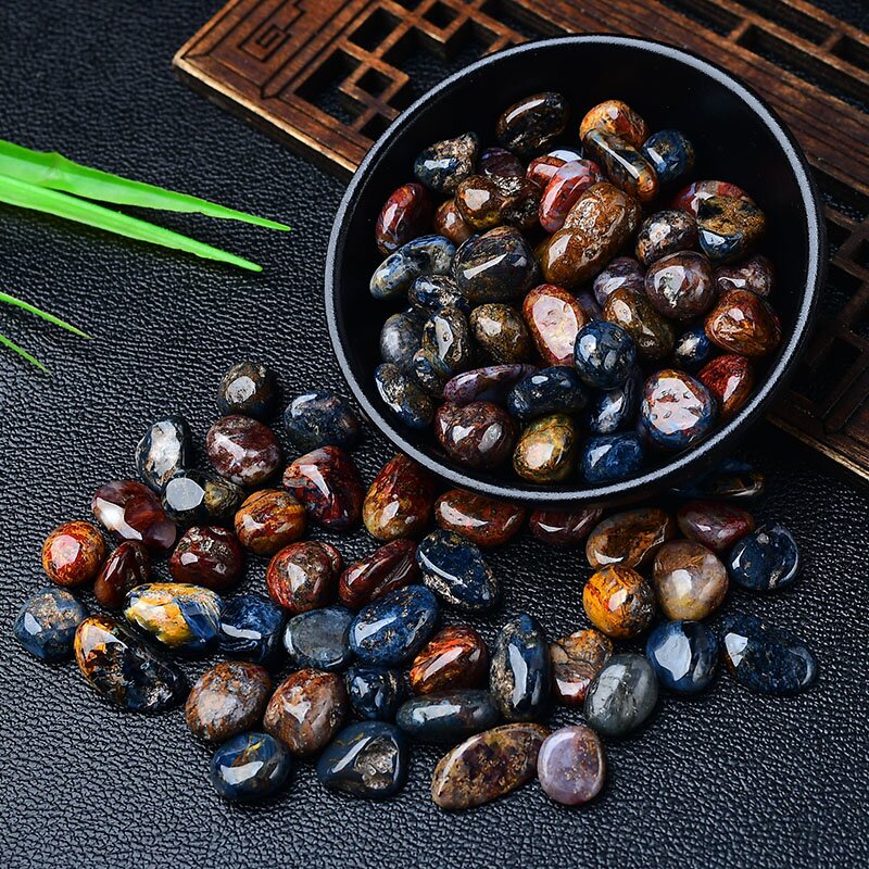 现货天然彼得石水晶碎石小颗w粒摆件风暴石原石鱼缸花盆瓶造景装