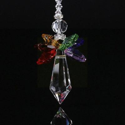 Rainbow Angel Crystal Sulcatcher Conorfnl PeudUant Hanging
