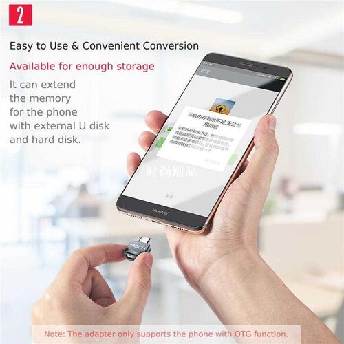 小众高货ROCK Micro USB Adap USB-C 3.1 OTG Conver Type-c Swit