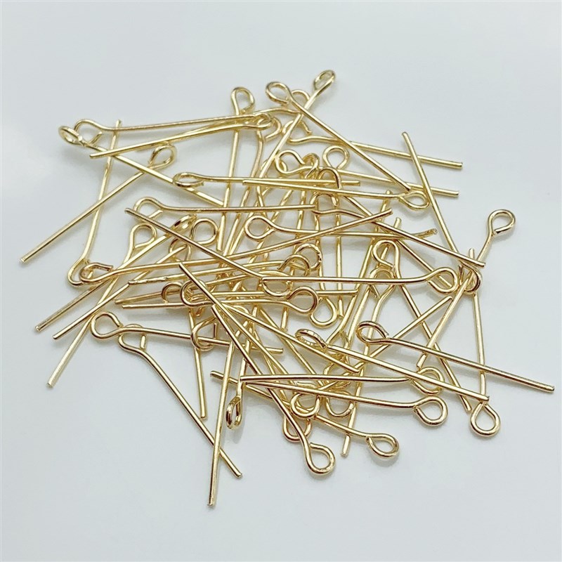 饰品配件diy 电镀金属九字针t字H针T字针 串珠材料9字针