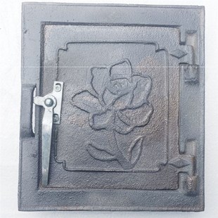 生铁炉门老式炉门火门封火盖子A铸铁灶门农村灶炕门火炕大炉门家