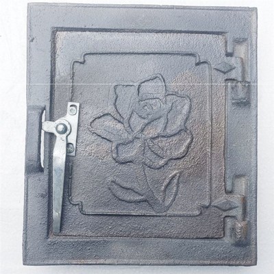 生铁炉门老式炉门火门封火盖子A铸铁灶门农村灶炕门火炕大炉门家