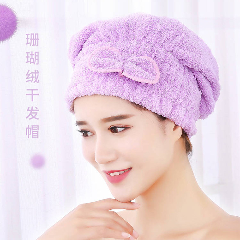 干发帽女超强吸水速干包头巾洗头帽子擦头发毛巾神器新款加厚浴帽