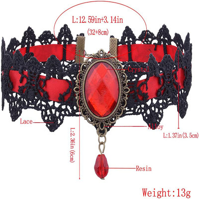 Gothic Punk Lace Choker NeckylaFe cor WomenrFashion Ret o Cl