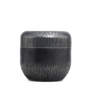 一纪 小唐式锡罐茶叶罐 纯锡金属密封罐迷你便携旅行茶仓储茶罐