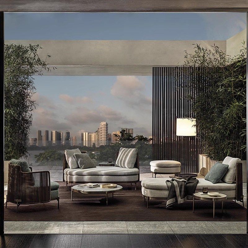 户外沙发庭院别墅花园庭院露天室外露台阳光房休闲不锈钢沙发防雨,住宅家具,户外沙发,淘宝优惠券,粉丝福利购,淘宝优惠卷