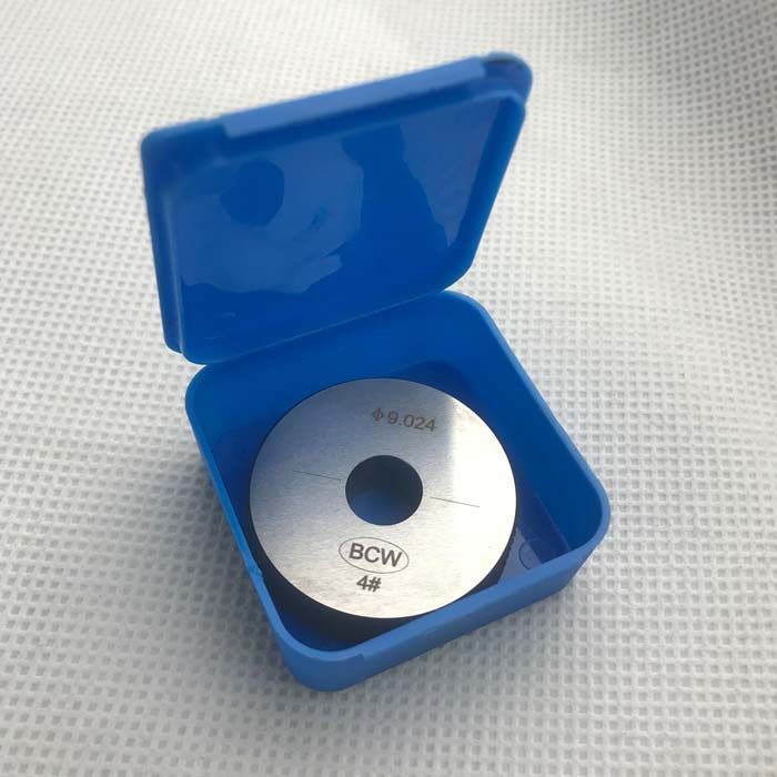 新品扁平四方盒蓝色塑料翻盖盒环规盒花键规盒塞规量具z插齿轮包