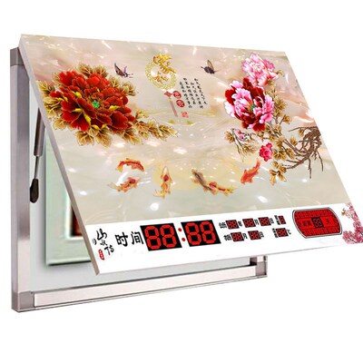 GZ6M万年历电表箱装饰画带钟表C配电箱电源盒总开关遮挡电闸液压