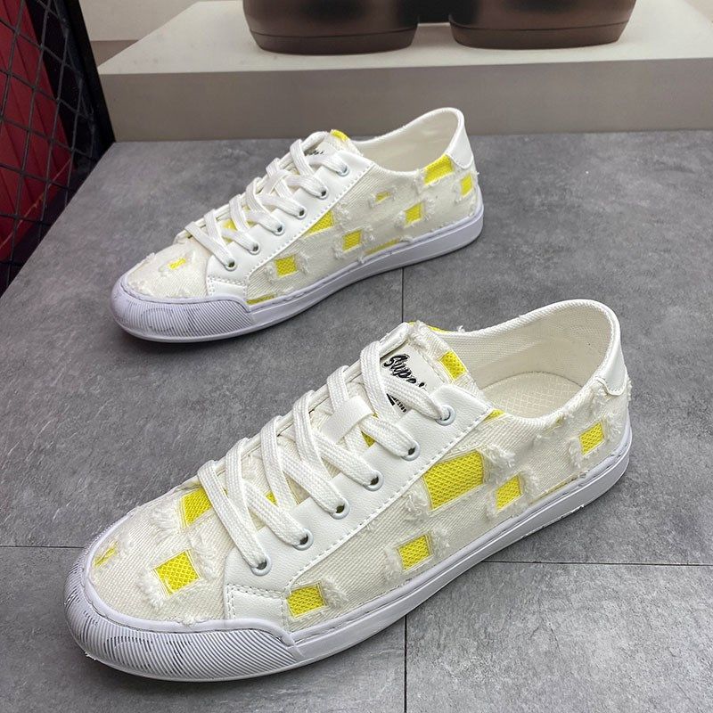 2024新款透气男鞋新款休闲平板鞋男士布鞋小白鞋男韩版百搭,流行男鞋,休闲板鞋,淘宝优惠券,粉丝福利购,淘宝优惠卷