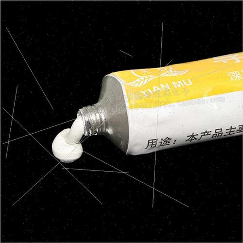 天目导热矽脂 白色导热矽胶 cpu散热膏 元器R件散热矽脂 不固化