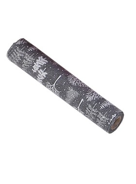 Merry Christmas Red Snowflake Snowman Long Table Runner Clot