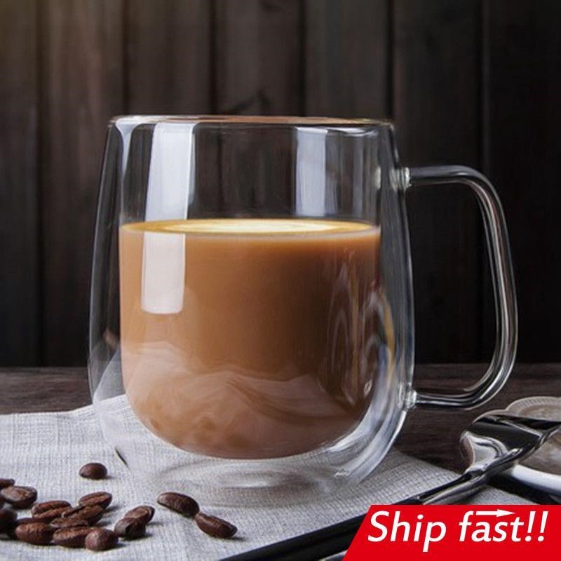Water glass mug Coffee Cup Set Heat-resistant Double Handle