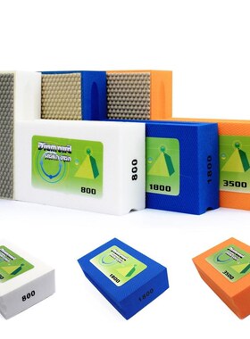 Diamond Hand Polishing Pad Resin Sanding Pad Sponge Foam Bac