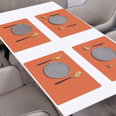 隔热防滑垫子防水防油长方形家用耐高温ins餐桌垫西餐垫
