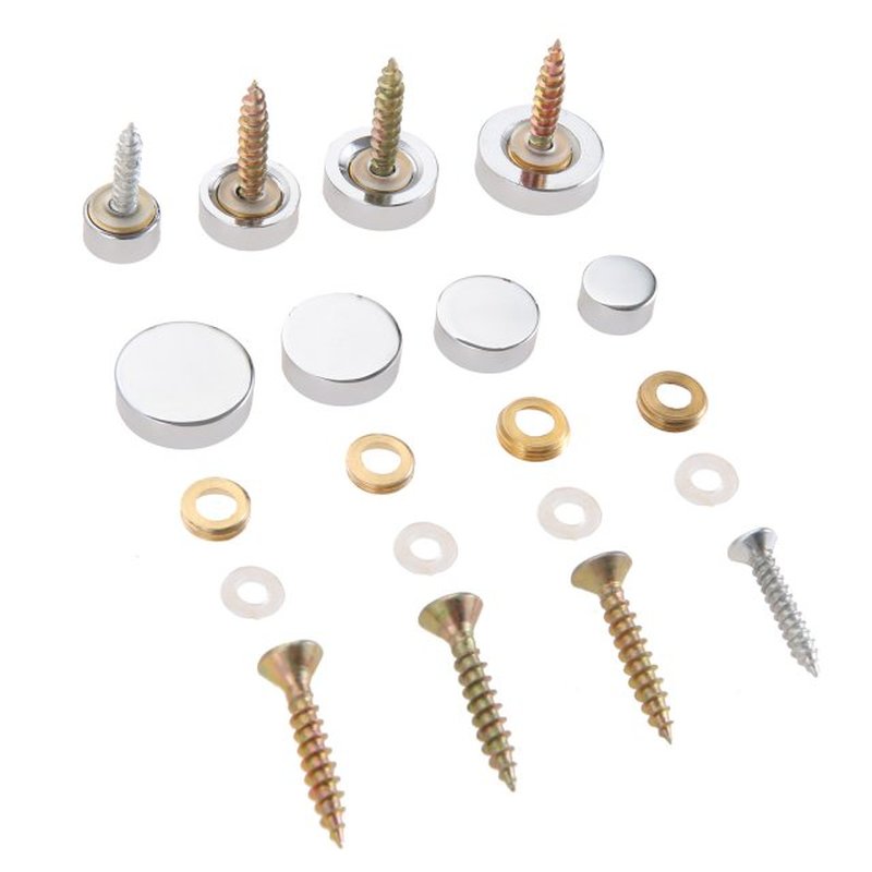 推荐20 Set Copper Decorative Mirror Fixing Screws Cap Cover