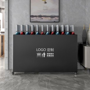 雨伞收纳架商用大容量伞桶酒店大堂学校教室门口沥水存放置物架子