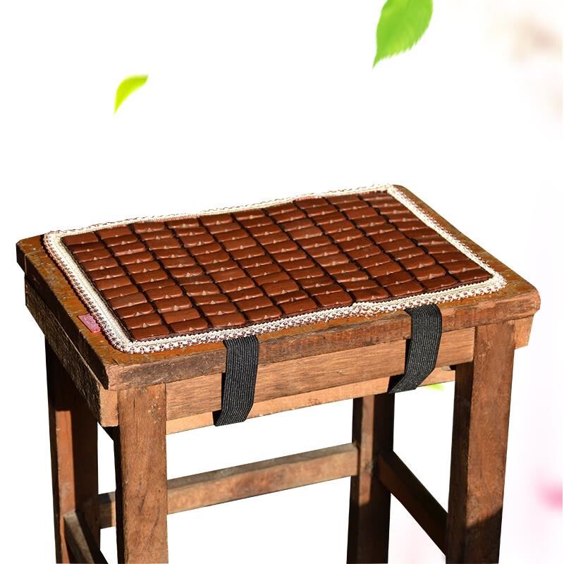 夏季薄凉席垫服装厂员工坐垫竹席透气制衣上班屁股小凳子垫子椅1