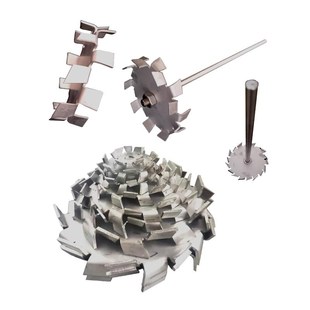 分散盘304不锈钢螺纹杆高速锯齿片分散机搅拌器油漆涂料研磨盘