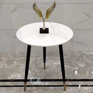 现货圆形桌腿支架简约岩板茶几边几腿火锅桌台脚金属餐桌腿定制