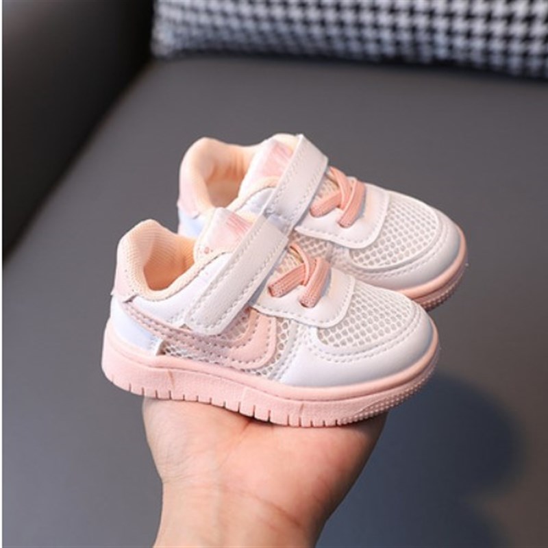 夏季1-2-3岁男宝女宝运动鞋4儿童休闲鞋5小童软底单网板鞋6男童鞋