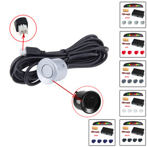 新品Car LED Parking Sensor Kit 22mm Backlight Display Rever