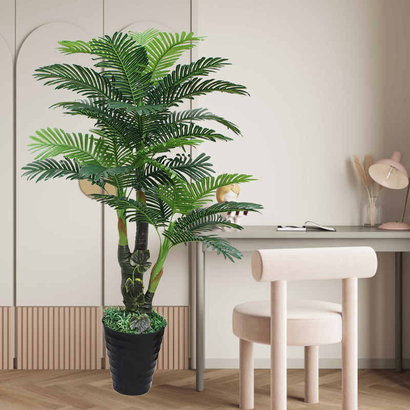 仿真绿色植物大型盆栽塑料花室内装饰仿生植物客厅散尾葵假树落地