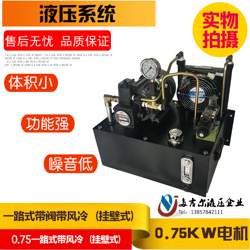 75kw液液站1.j5kw0压系统数控车床 VP20油泵40L 6液L压压