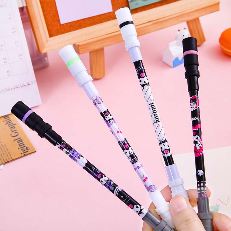 新品Lovely Kuluo Turn Pen Decopression Turn Pen Learning Sta