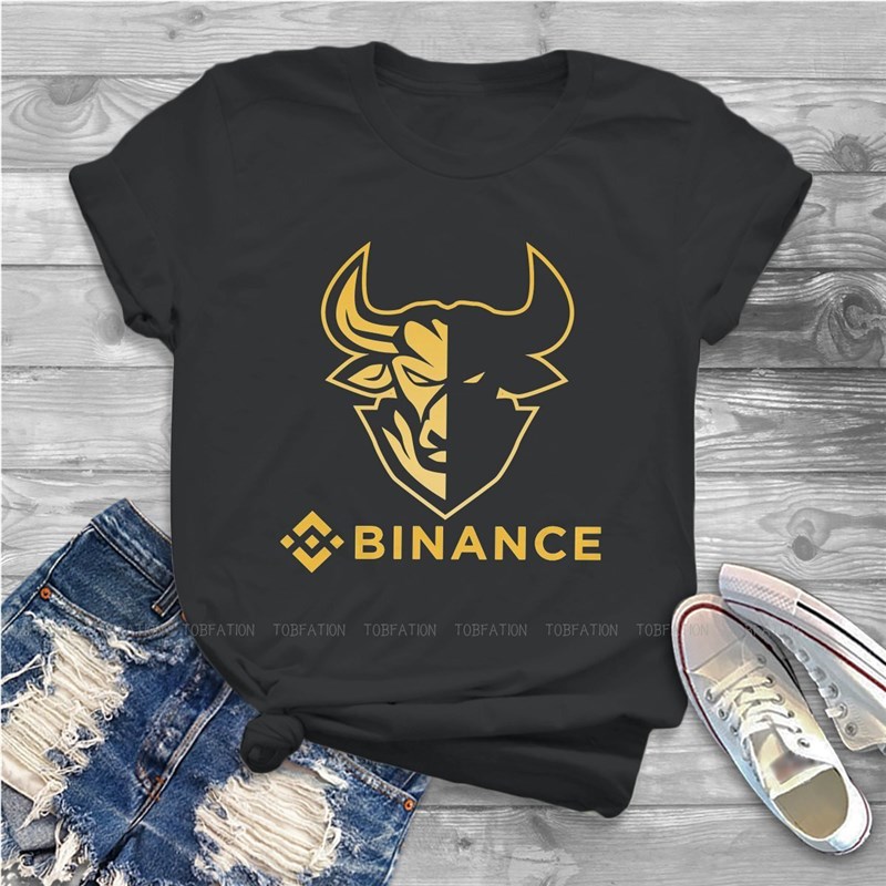 推荐Binance Coin Crypto TRX Cute Girls Women T-Shirt Cryptoc