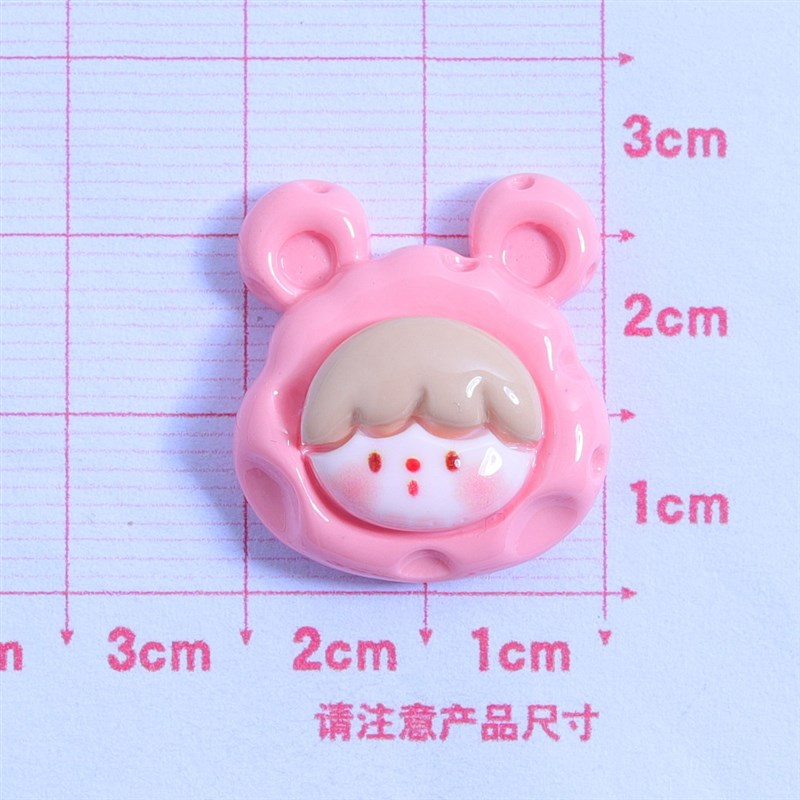 卡通甜美奶酪 亮面diy奶油胶自制水杯手K机壳头饰树脂配件饰品材