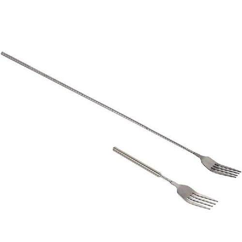 热销Portable Fork BBQ Telescopic Extendable Dinner Fruit