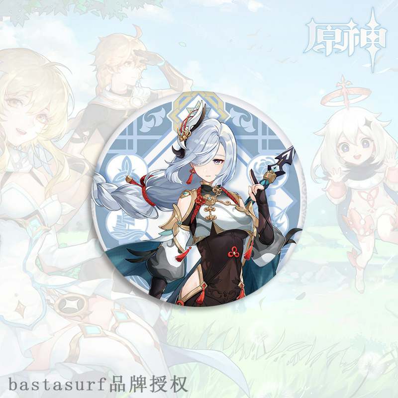 网红New [厡 訷 badge] large 5.8cm animation peripheral badge