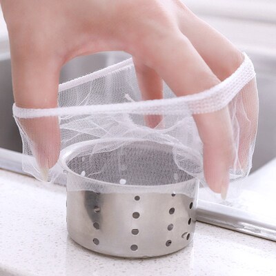 *Kitchen Sink Strainer Filter Screen Bag Garbage Sewer Net P