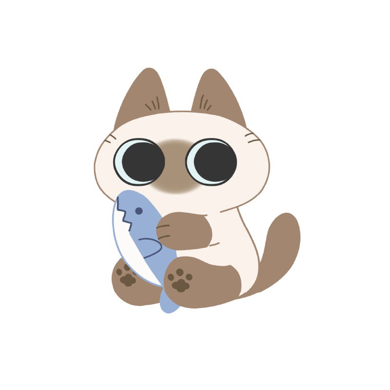 暹罗猫小豆泥正版授n权磁吸毛绒玩偶可爱公仔周边女生生日礼物