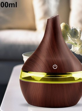 Mist-Maker Air-Diffuser Ultrasonic-Air-Humidifier Wood-Grain