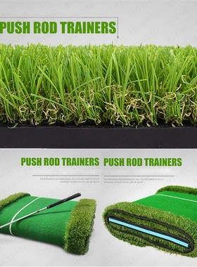 Portable 3m Indoor Golf Putting Green Swing Trainer Set Putt