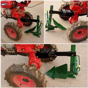 微耕机配件简易小型左右翻转开沟犁开沟器双面犁可调节耕地机农用