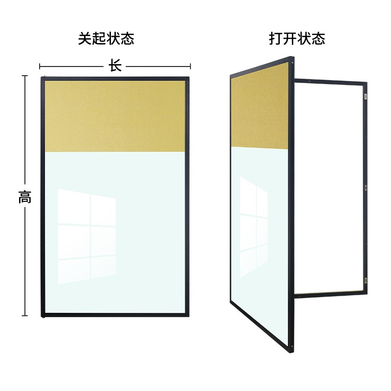 电表箱黑板遮挡装饰画简约磁吸软木板照片墙玻璃白板家用教学培训图片