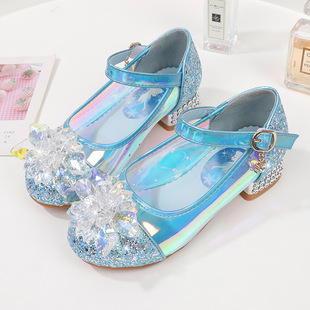 4到12岁11女孩10公主鞋9小孩穿A的8女童鞋春秋7粉色高跟6皮鞋5儿