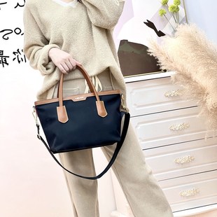 2024新款帆布女包大包高级感斜挎包大容量时尚牛津布单肩手提包包