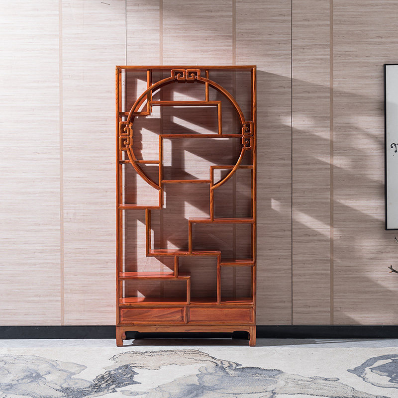 博古架实木中式多宝阁 展示柜茶叶柜置物架摆件茶架玄关柜隔断柜,住宅家具,多宝格/博古架,淘宝优惠券,粉丝福利购,淘宝优惠卷