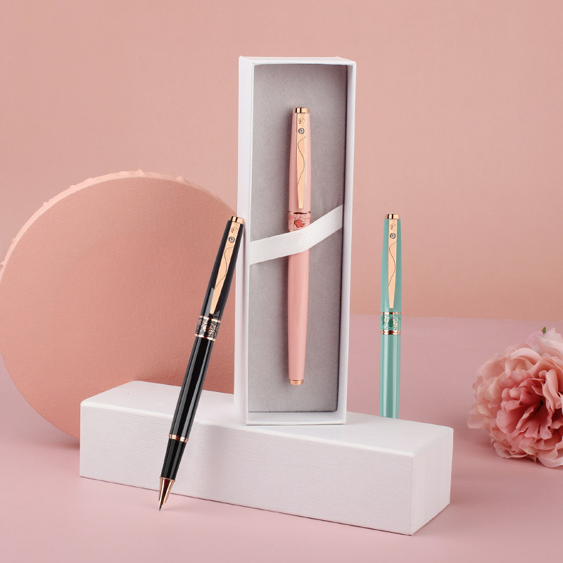 hero英雄牌钢笔2066m女款礼盒装礼物送礼小清新可爱女生小仙女成